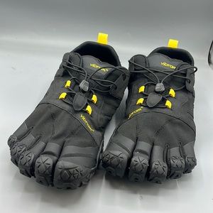 Vibram FiveFingers Black with Yellow Accents Toe Shoes